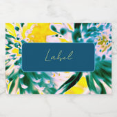 Etiket voor voedsel en drank (Enkel label)