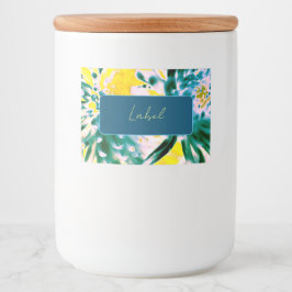 Etiket voor voedsel en drank