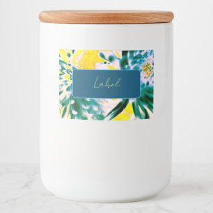 Etiket voor voedsel en drank
