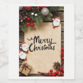 Etiket voor voedsel en drank (Enkel label)