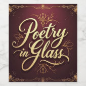 Etiket voor voedsel en drank (Enkel label)