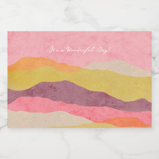 Etiket voor voedsel en drank (Enkel label)