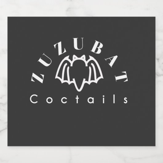 Etiket voor voedsel en drank (Enkel label)