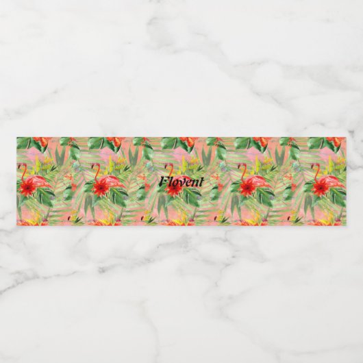 Etiket voor voedsel en drank (Enkel label)