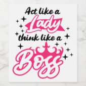 Etiket voor voedsel en drank (Enkel label)