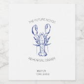 Etiket voor voedsel en drank (Enkel label)