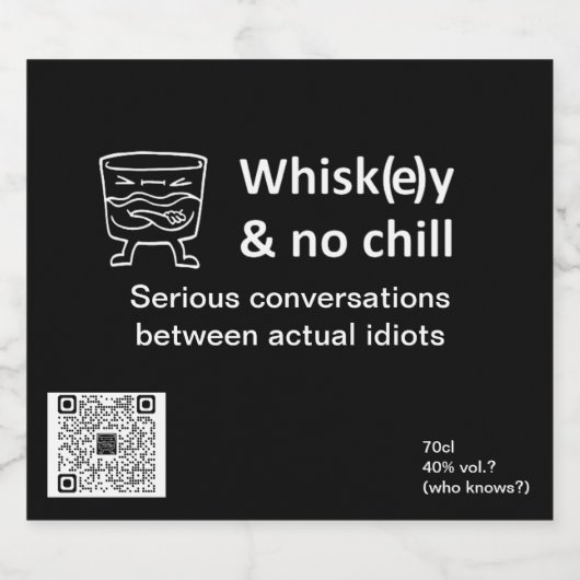 Etiket voor voedsel en drank (Enkel label)