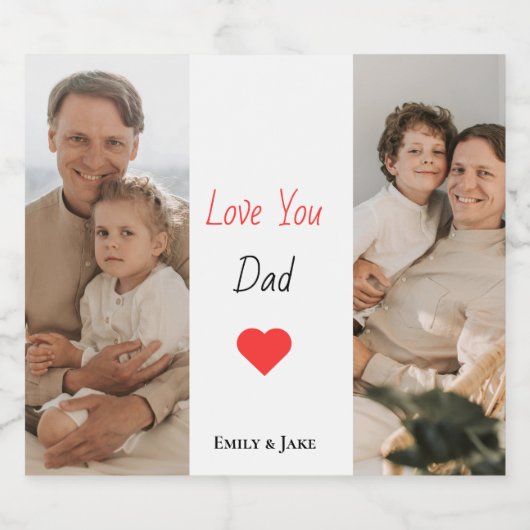 Etiket voor voedsel en drank (Enkel label)