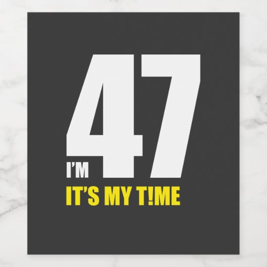 Etiket voor voedsel en drank (Enkel label)