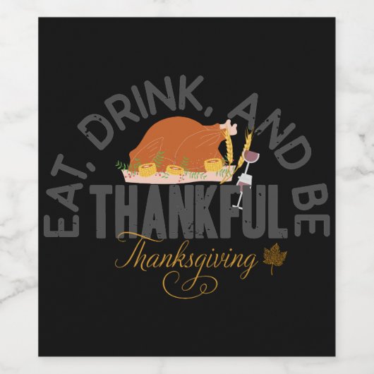 Etiket voor voedsel en drank (Enkel label)