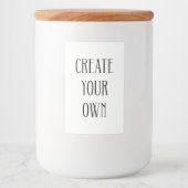 Etiket voor voedsel en drank (Voorkant)