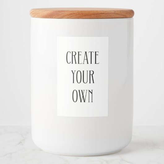 Etiket voor voedsel en drank (Voorkant)