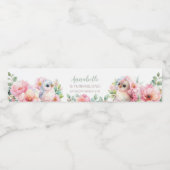Etiket voor voedsel en drank (Enkel label)