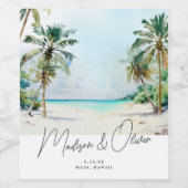 Etiket voor voedsel en drank (Enkel label)