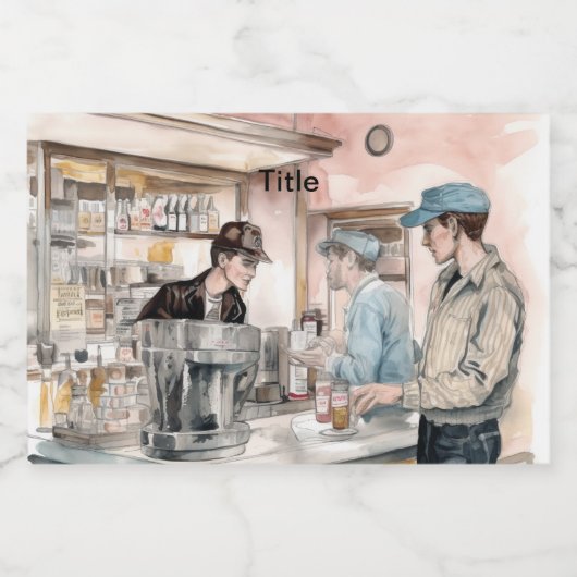 Etiket voor voedsel en drank (Enkel label)