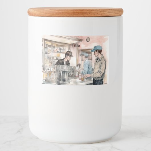 Etiket voor voedsel en drank (Voorkant)