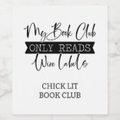 Etiket voor voedsel en drank (Enkel label)