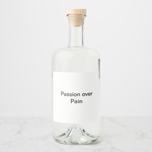 Etiket voor voedsel en drank (Voorkant)