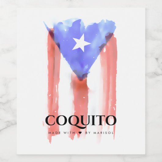 Etiket voor voedsel en drank (Enkel label)