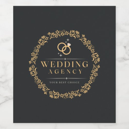 Etiket voor voedsel en drank (Enkel label)