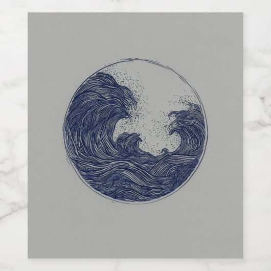 Etiket voor voedsel en drank (Enkel label)