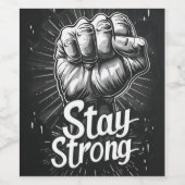 Etiket voor voedsel en drank (Enkel label)