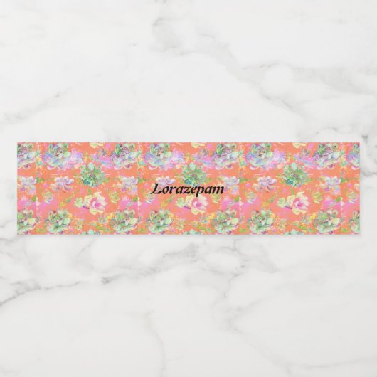 Etiket voor voedsel en drank (Enkel label)