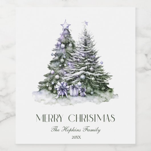 Etiket voor voedsel en drank (Enkel label)