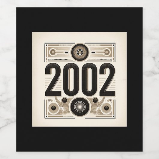 Etiket voor voedsel en drank (Enkel label)