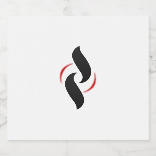 Etiket voor voedsel en drank (Enkel label)