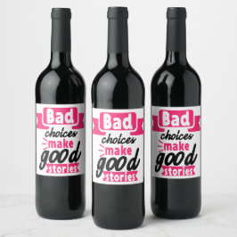 Etiket voor voedsel en drank