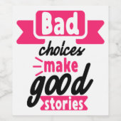 Etiket voor voedsel en drank (Enkel label)