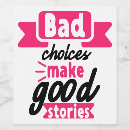 Etiket voor voedsel en drank (Enkel label)