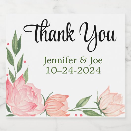 Etiket voor voedsel en drank (Enkel label)