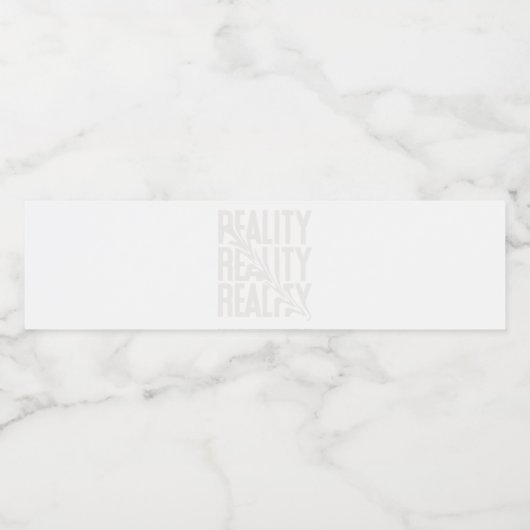 Etiket voor voedsel en drank (Enkel label)