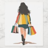 Etiket voor voedsel en drank (Enkel label)