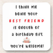 Etiket voor voedsel en drank bier onderzetter (Voorkant)