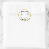 Etiket voor voedselallergie (Tas)