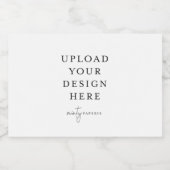 Etiket voor voedselverpakkingen 3 x 2 inch (set va (Enkel label)