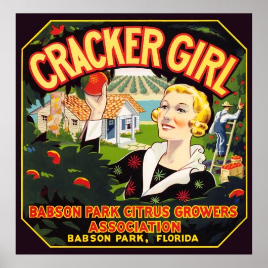 ETIKET VOOR  VRUCHTENVERPAKKING POSTER (Voorkant)