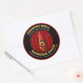 Etiket voor warme sausfles (Envelop)