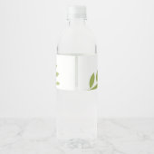ETIKET VOOR  WATER VAN GROEN FERN (Achterkant)