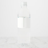 Etiket voor waterfles voor eerste verjaardag (Achterkant)
