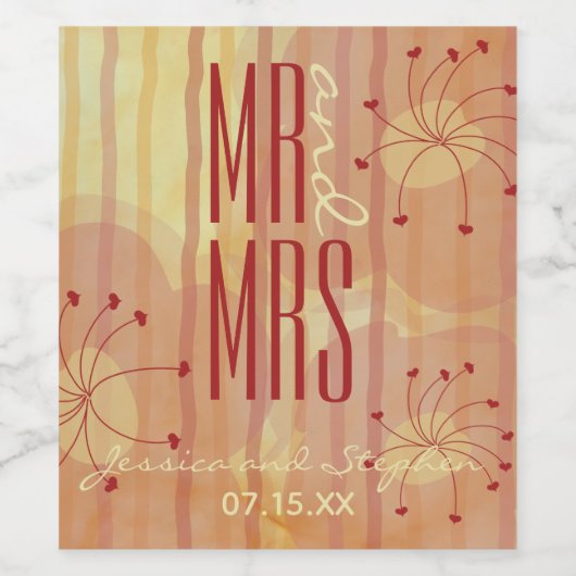 Etiket voor weddenschap Wijn Aziatisch geïmpliceer (Enkel label)