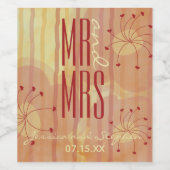 Etiket voor weddenschap Wijn Aziatisch geïmpliceer (Enkel label)