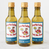 Etiket voor wijn, bewerken, eten en drinken (Flessen)