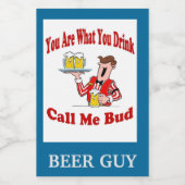 Etiket voor wijn, bewerken, eten en drinken (Enkel label)