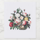 ETIKET VOOR WIJN :  BOTANISCH : VOGELS NEST (Enkel label)