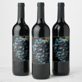 ETIKET VOOR WIJN :  "  DRUIVEN " (Flessen)