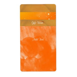 ETIKET VOOR WIJN: Etiket op basis van cadeaubonnen
